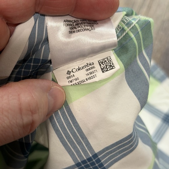 (2) Columbia PFG Super Bahama Men's Large Plaid Omni-Shade Fishing Shirts - Picture 9 of 16